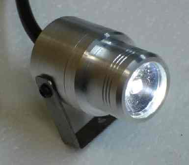 Mini Spot Light Silver Base PilotLights
